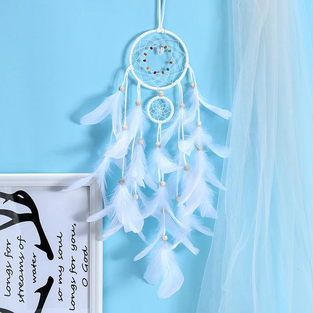 Dream Catcher Decor For Home Kids Room Decoration Wind Chimes Dream Catchers Handmade Hangings For Positivity Can be Used as Home Décor Accents Wall Hangings Garden Car Outdoor Yoga Temple Wind Chime