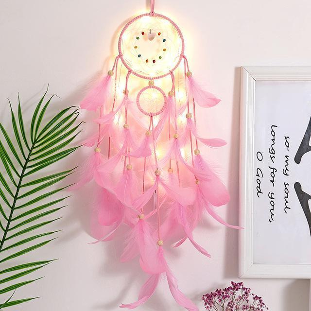 Dream Catcher Decor For Home Kids Room Decoration Wind Chimes Dream Catchers Handmade Hangings For Positivity Can be Used as Home Décor Accents Wall Hangings Garden Car Outdoor Yoga Temple Wind Chime