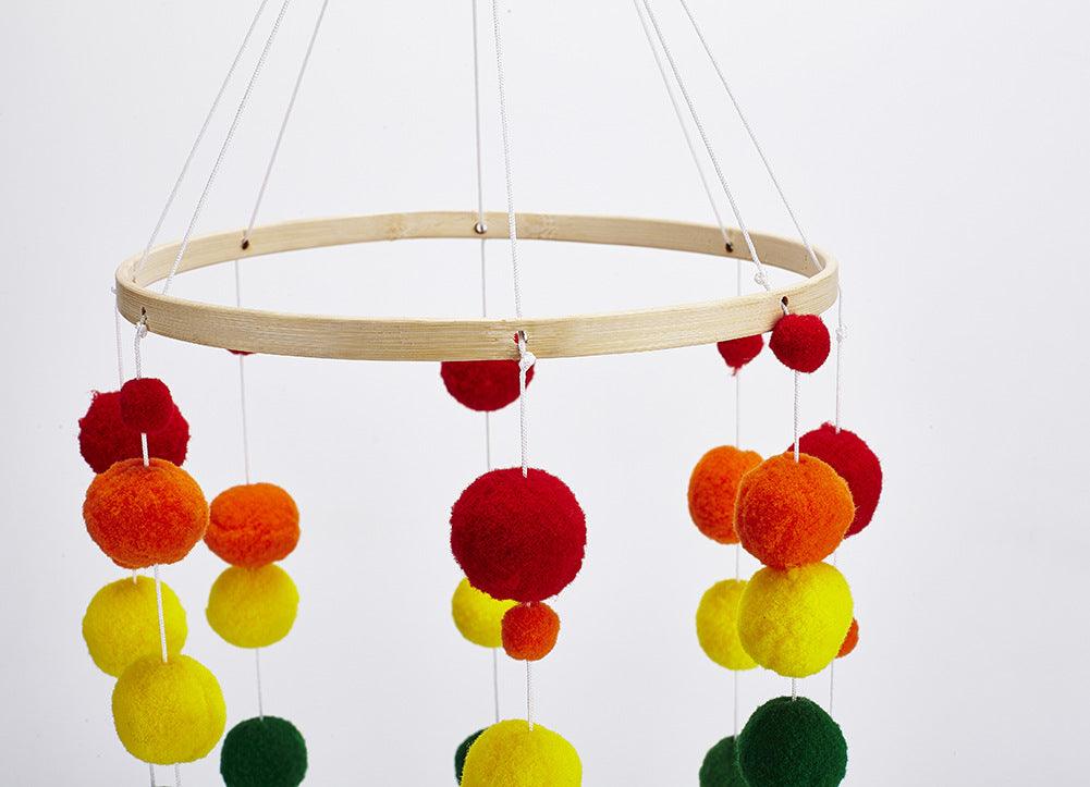 Dream Catcher Decoration Home Wind Chime Bed Bell Children's Girls Room Decor  Newborn Baby Bed Bell Dream Catcher String Pendant Kids Room Decoration Wooden Wind Chime Bed Bell Nursery Crib Bed Bell Baby Bedroom Ceiling Woven Beads Wind Chime