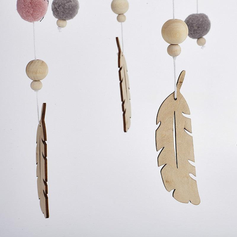 Dream Catcher Decoration Home Wind Chime Bed Bell Children's Girls Room Decor  Newborn Baby Bed Bell Dream Catcher String Pendant Kids Room Decoration Wooden Wind Chime Bed Bell Nursery Crib Bed Bell Baby Bedroom Ceiling Woven Beads Wind Chime