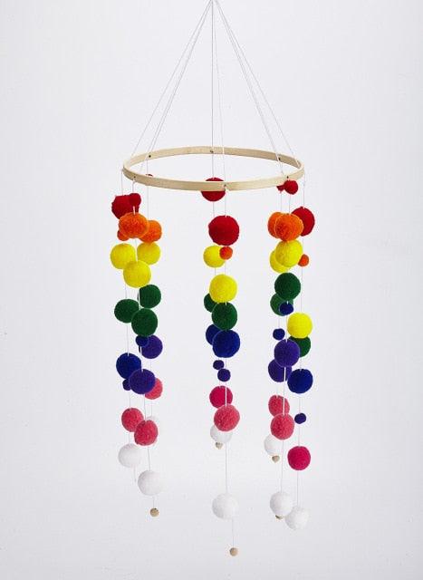 Dream Catcher Decoration Home Wind Chime Bed Bell Children's Girls Room Decor  Newborn Baby Bed Bell Dream Catcher String Pendant Kids Room Decoration Wooden Wind Chime Bed Bell Nursery Crib Bed Bell Baby Bedroom Ceiling Woven Beads Wind Chime
