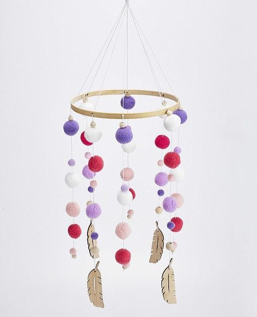Dream Catcher Decoration Home Wind Chime Bed Bell Children's Girls Room Decor  Newborn Baby Bed Bell Dream Catcher String Pendant Kids Room Decoration Wooden Wind Chime Bed Bell Nursery Crib Bed Bell Baby Bedroom Ceiling Woven Beads Wind Chime