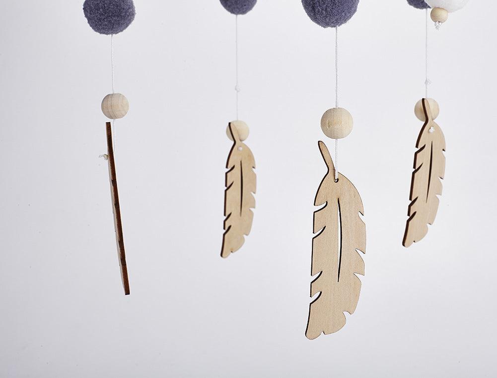 Dream Catcher Decoration Home Wind Chime Bed Bell Children's Girls Room Decor  Newborn Baby Bed Bell Dream Catcher String Pendant Kids Room Decoration Wooden Wind Chime Bed Bell Nursery Crib Bed Bell Baby Bedroom Ceiling Woven Beads Wind Chime