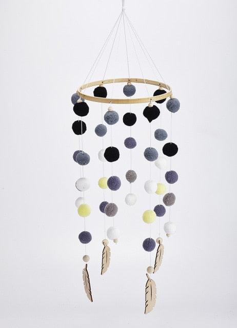 Dream Catcher Decoration Home Wind Chime Bed Bell Children's Girls Room Decor  Newborn Baby Bed Bell Dream Catcher String Pendant Kids Room Decoration Wooden Wind Chime Bed Bell Nursery Crib Bed Bell Baby Bedroom Ceiling Woven Beads Wind Chime