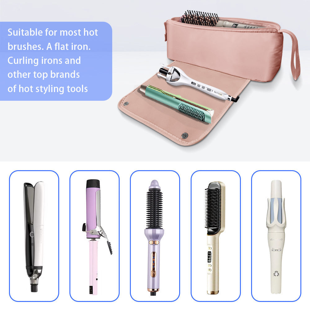 Portable Travel Anti-scald Hair Curler Hair Dryer Bag