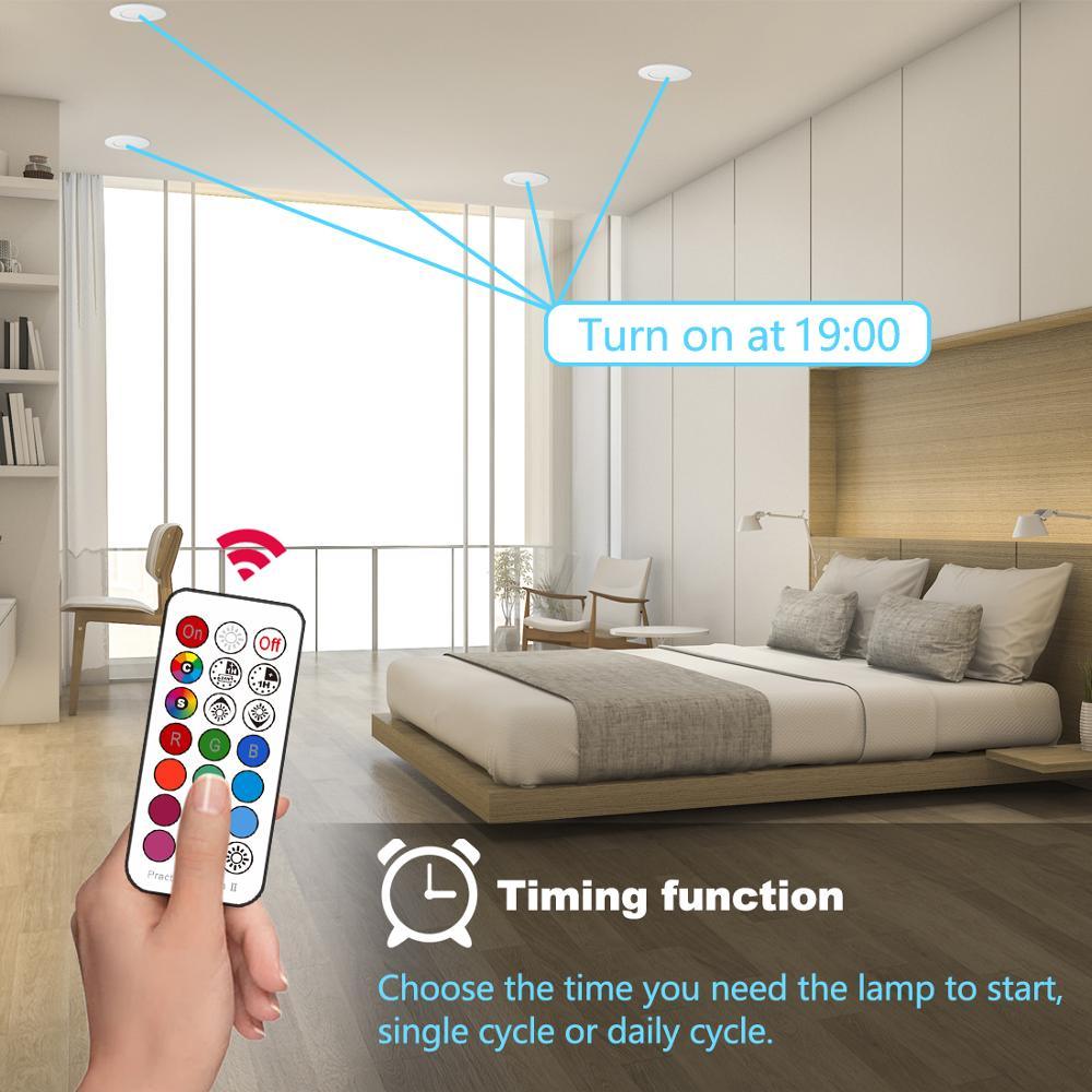 E14 LED Bulb Candle Color Indoor Neon Sign Light Bulb RGB Tape With Controller Lighting 220V E12 Dimmable Smart Lamp For Home Smart WiFi Candelabra Light Bulb, C37 Shape RGB+C+W LED Candle Light Bulb, 5W 400LM (2700k-6500k) Candelabra Bulb