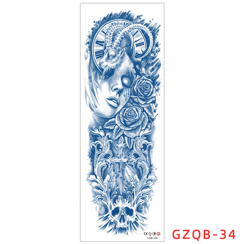 Herbal Tattoo Stickers Arm Big Picture Full Arm Stickers