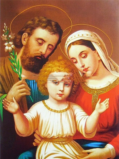 Religious Digital Painting Color By Number Virgin Mary Painting Canvas