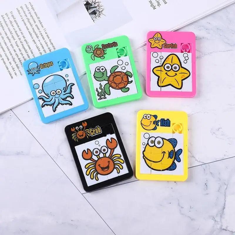 Early Educational Toy Developing for Children Digital Number 1-16 Animal Cartoon Puzzle Game Toys