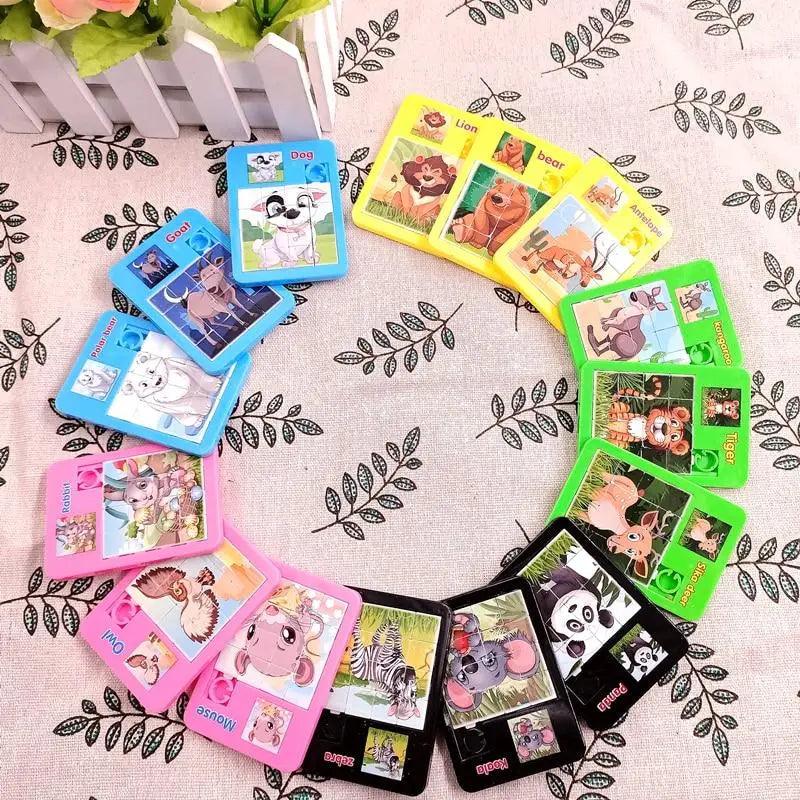 Early Educational Toy Developing for Children Digital Number 1-16 Animal Cartoon Puzzle Game Toys