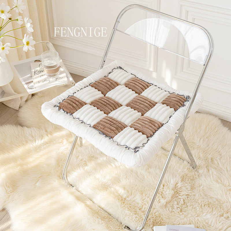 Chair Cushion Thickened Winter Dormitory