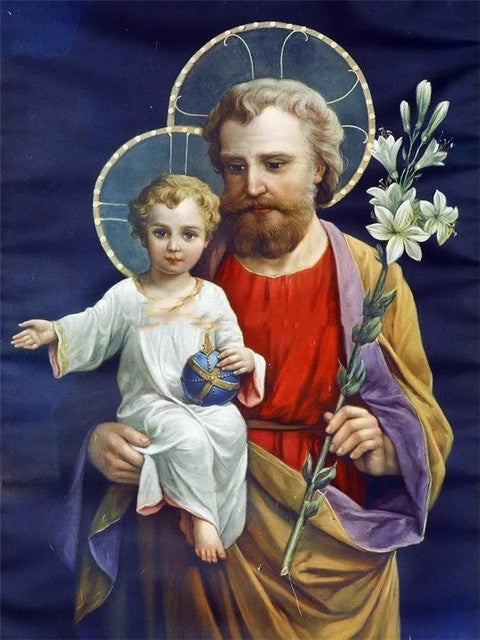 Religious Digital Painting Color By Number Virgin Mary Painting Canvas