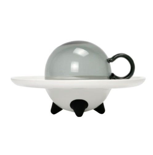 Flying Saucer Coffee Cup Saucer Set Afternoon Tea Creative Glass