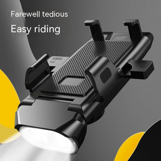 Rechargeable Mountain Bike Mobile Phone Bracket Horn Headlight Outdoor Riding Mobile Power Bicycle Equipment