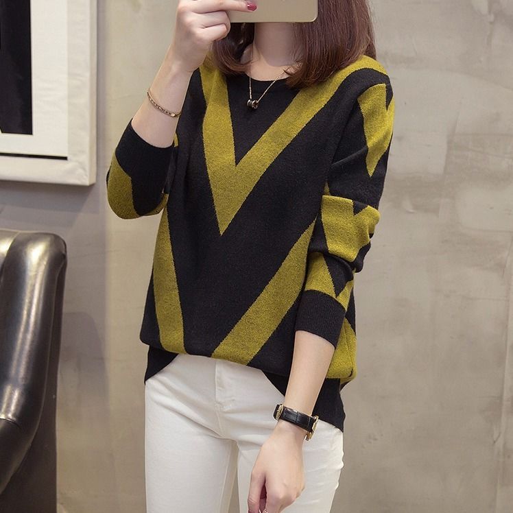 Women's Autumn Crew Neck Sweater