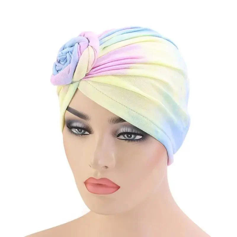 Elegance Mommy And Kids Turban Hat Cap With Big Bow Soft Cute Knot Nursery Beanie Knotted Headban