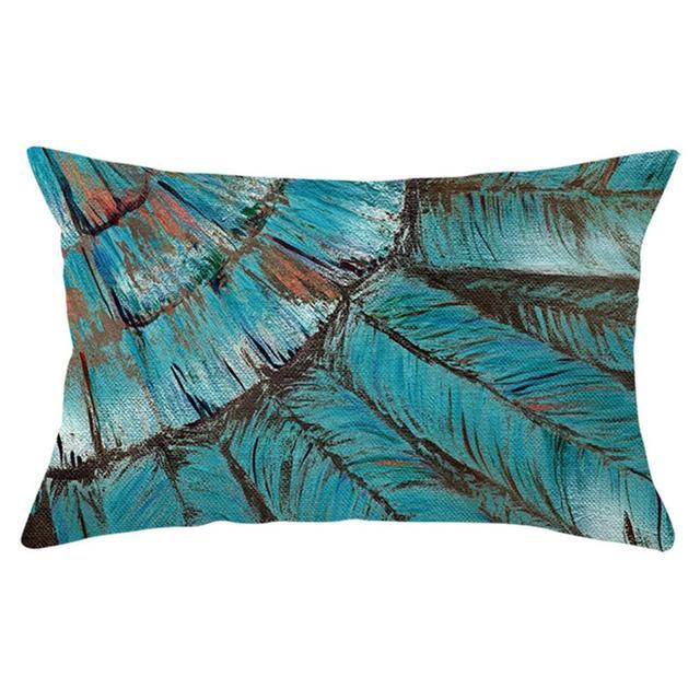 Elegant New Home Decoration Short Plush Pillow Case Feather Soft Rectangular Sofa Seat Bedroom Farmhouse Feather Decorative Throw Pillow Covers Home Decor 30x50CM