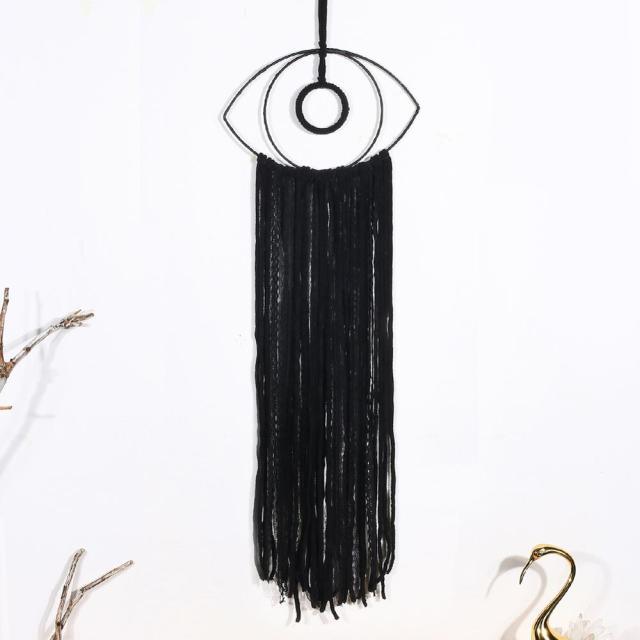 Evil Eye Dream Catcher Home Room Decor Black Room Decoration For  Farmhouse Wind Chimes Moon Dream Catchers For Bedroom Home Decor Wedding Ornament Craft Gift