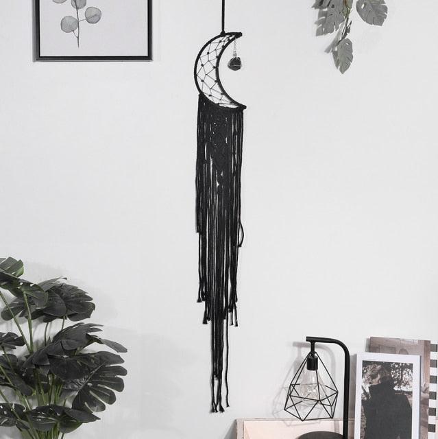 Evil Eye Dream Catcher Home Room Decor Black Room Decoration For  Farmhouse Wind Chimes Moon Dream Catchers For Bedroom Home Decor Wedding Ornament Craft Gift