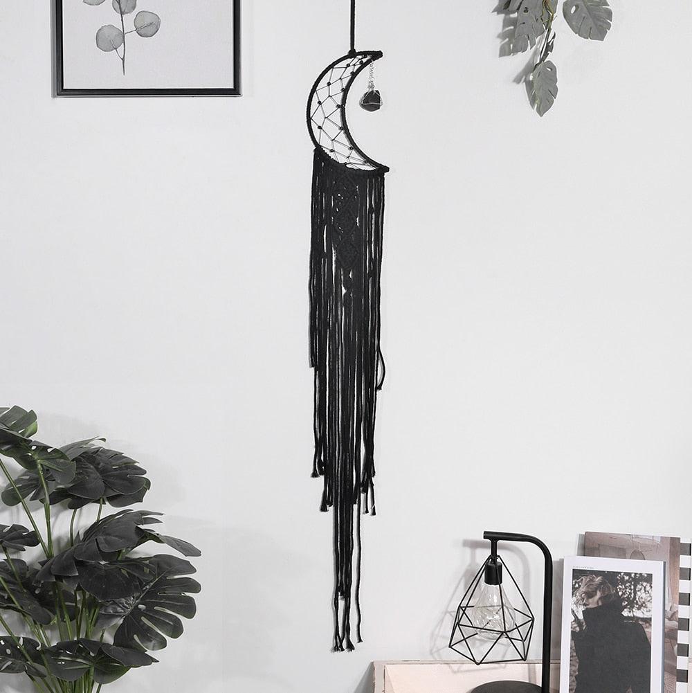 Evil Eye Dream Catcher Home Room Decor Black Room Decoration For  Farmhouse Wind Chimes Moon Dream Catchers For Bedroom Home Decor Wedding Ornament Craft Gift