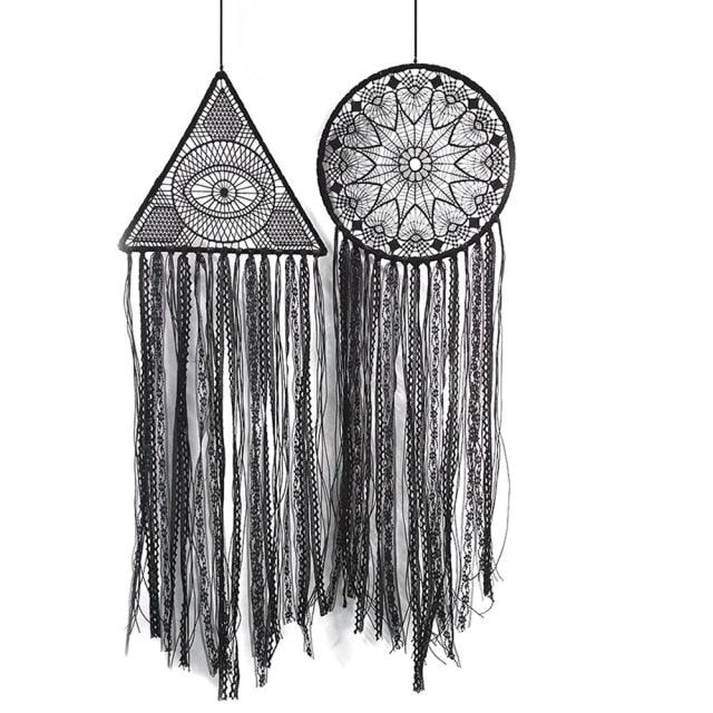 Evil Eye Dream Catcher Home Room Decor Black Room Decoration For  Farmhouse Wind Chimes Moon Dream Catchers For Bedroom Home Decor Wedding Ornament Craft Gift