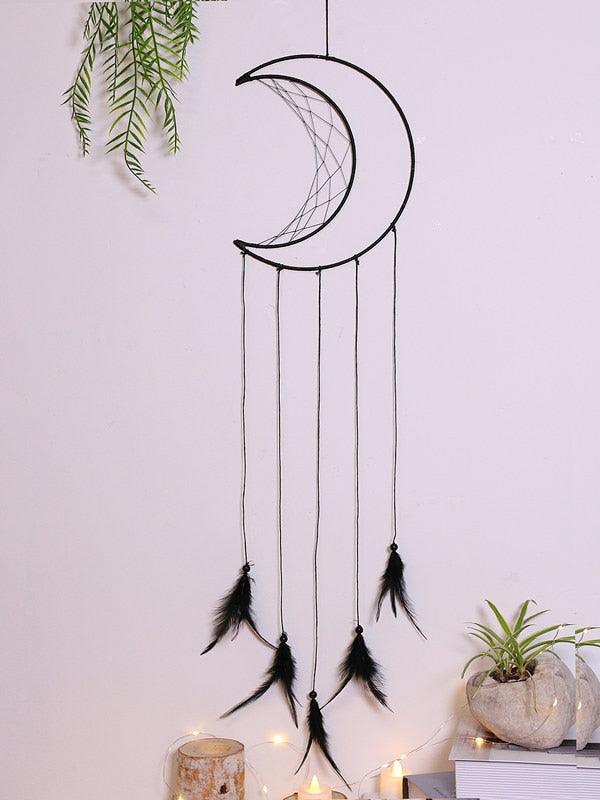 Evil Eye Dream Catcher Home Room Decor Black Room Decoration For  Farmhouse Wind Chimes Moon Dream Catchers For Bedroom Home Decor Wedding Ornament Craft Gift