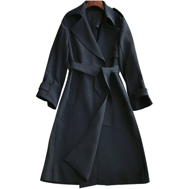 Spring And Autumn Mid-length And Early Autumn Thin Coat