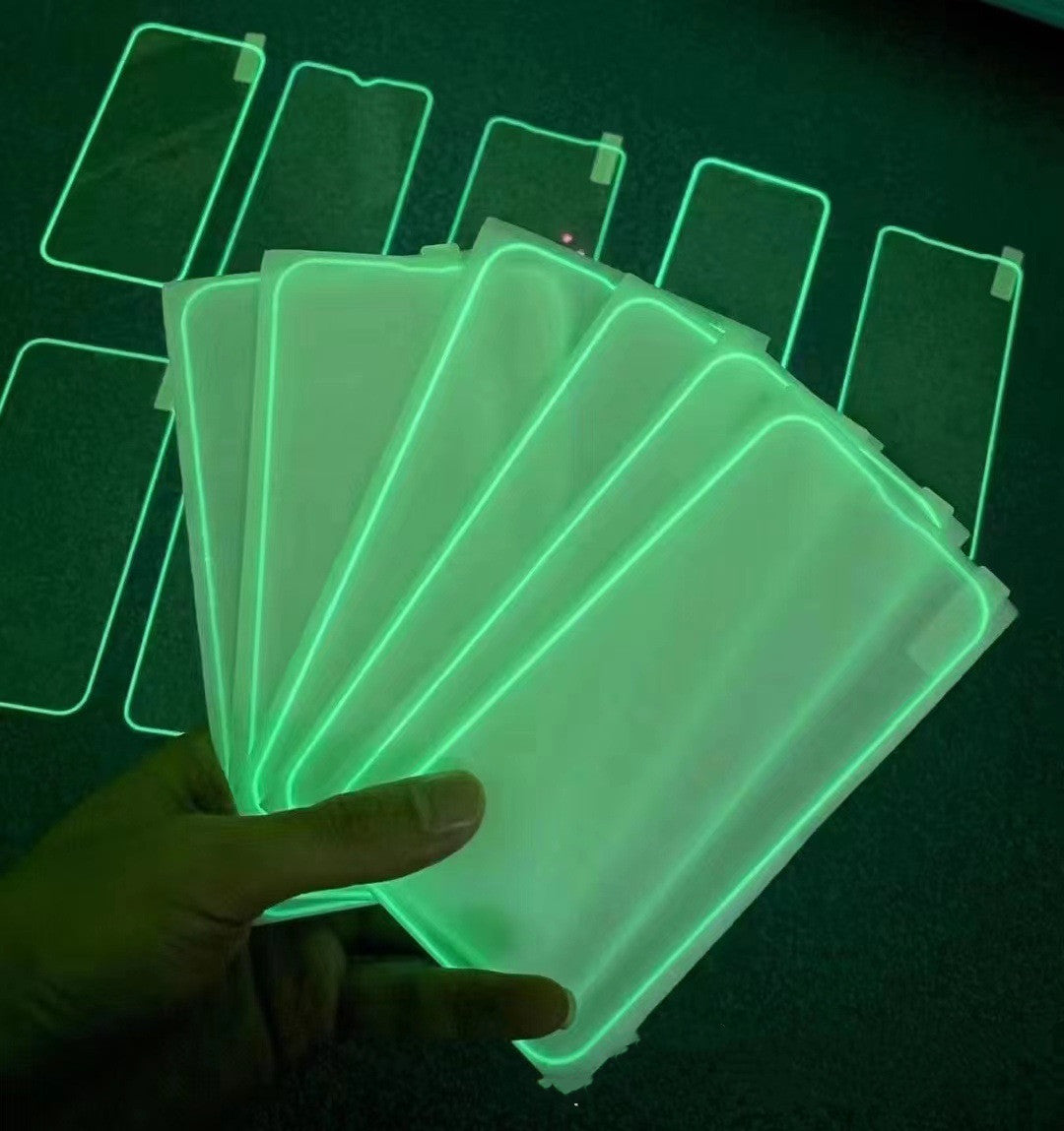 Fluorescent Tempered Glass Film Full Screen