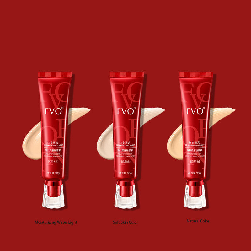 Polypeptide Skin Nourishing Liquid Foundation Can Control Oil For A Long Time