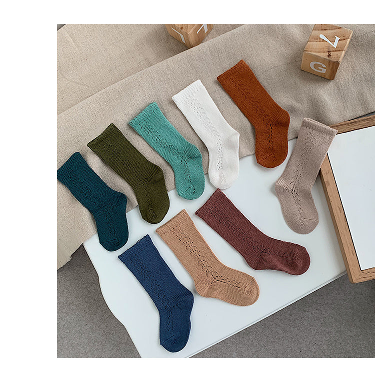 Baby Autumn Hollow Breathable Socks