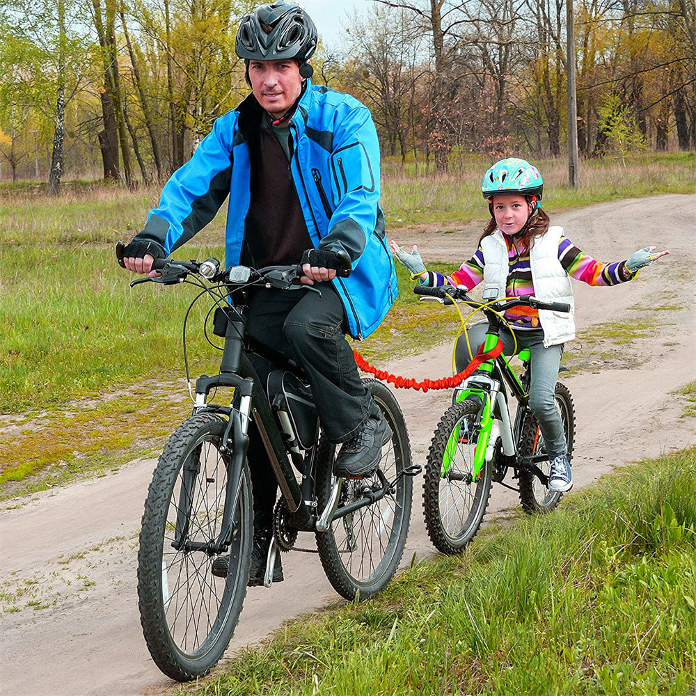 Bike Bungee Tow Rope For Kids MTB & Cycling Stretch Pull Strap For Riding Further With Your Child Children's Bicycle Traction Rope