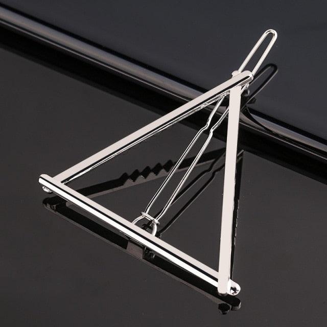 Fashion Pearl Hair Clip Women Girls Elegant Design Triangular Star Round Hairpin Barrette Hair Pins Ponytail Gorgeous Hair Accessories For Women