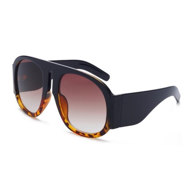 Fashionable & Luxury Round Shape Sunglasses For Men & Women & Designer Oversized & Attractive Personality Colorful Frames Unique Glasses In Retro Style Sunglasses