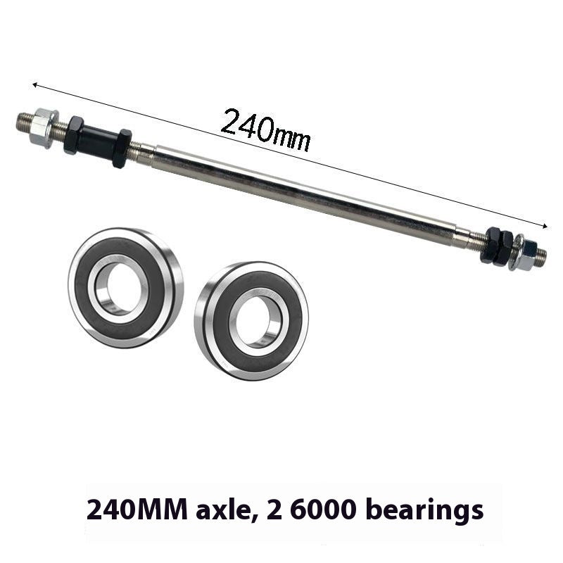 Mountain Bike Snowmobile A Rear Modified Solid Beam Axle