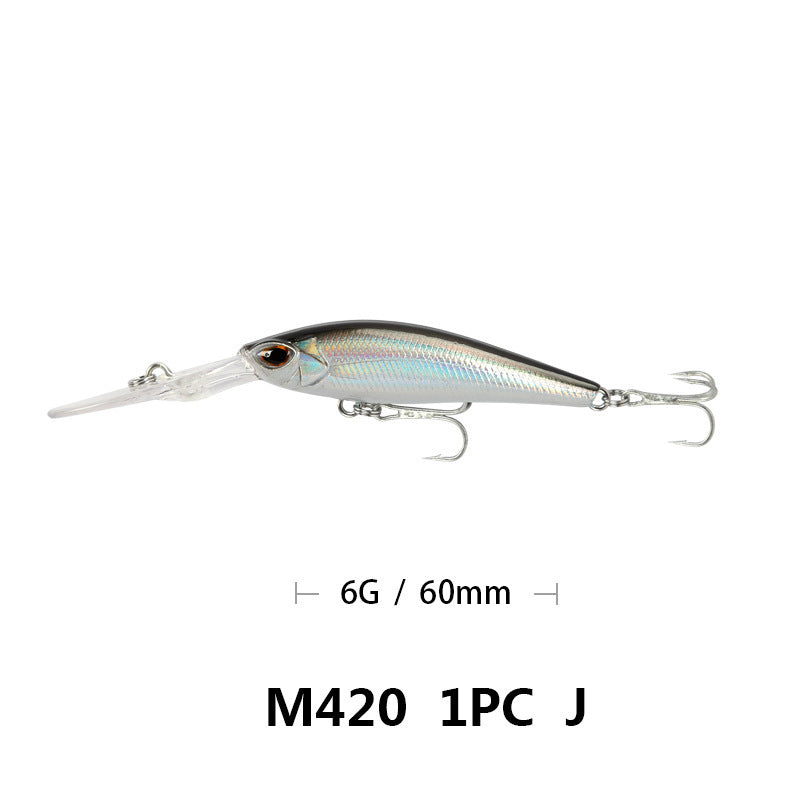 Lua Bait Fishing Mino 6g 9cm Long Tongue Plate Scuba Mino Lua Bait