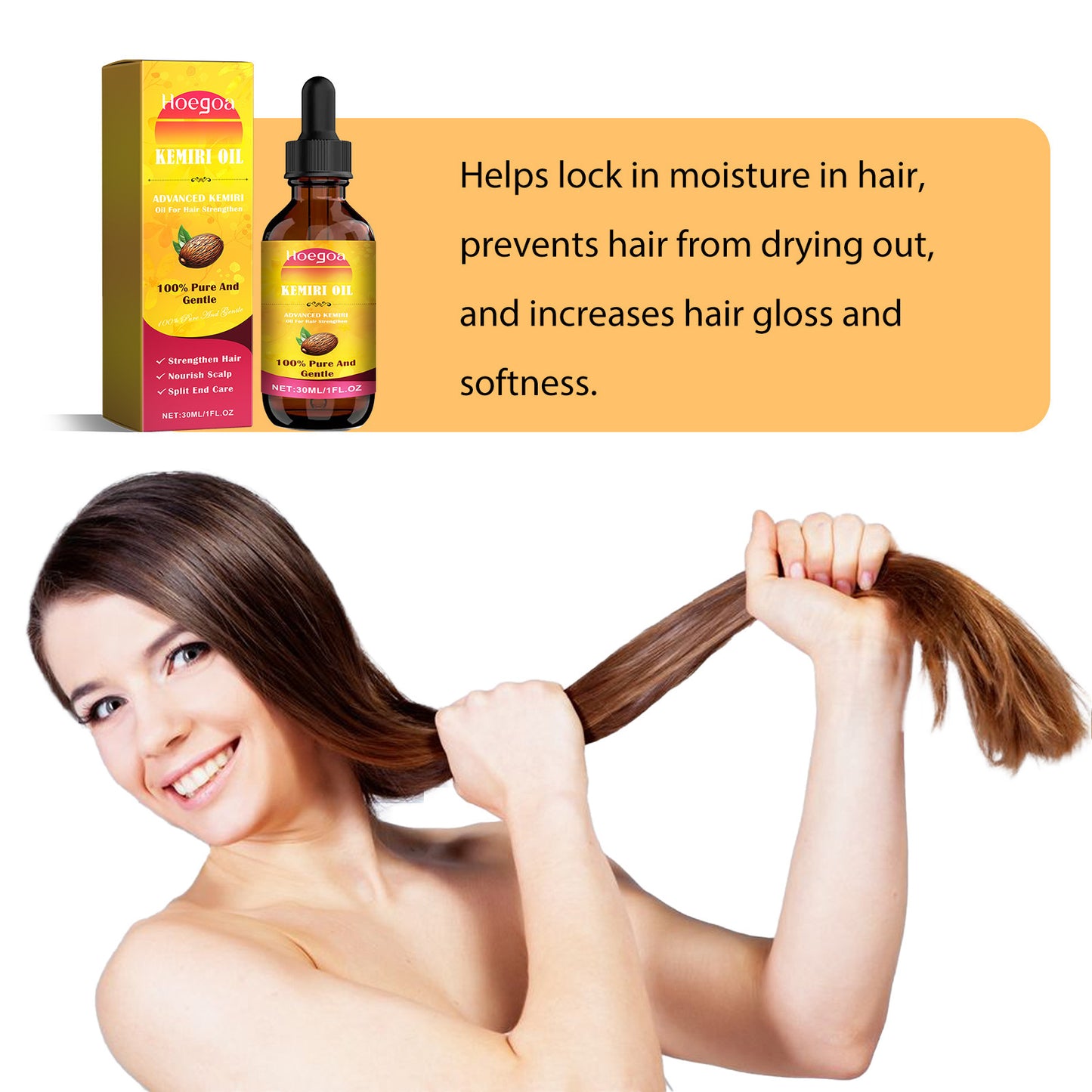 Plant Hair Care Essential Oil Moisturizing
