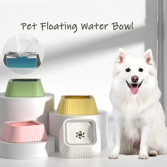 Pets Dog Cat Bowl Floating Bowl Water Drinker Not Wet Mouth Splash Water Portable Dog Bowl Not Sprinkler Pet Drinking Bowl Cup Pet Products