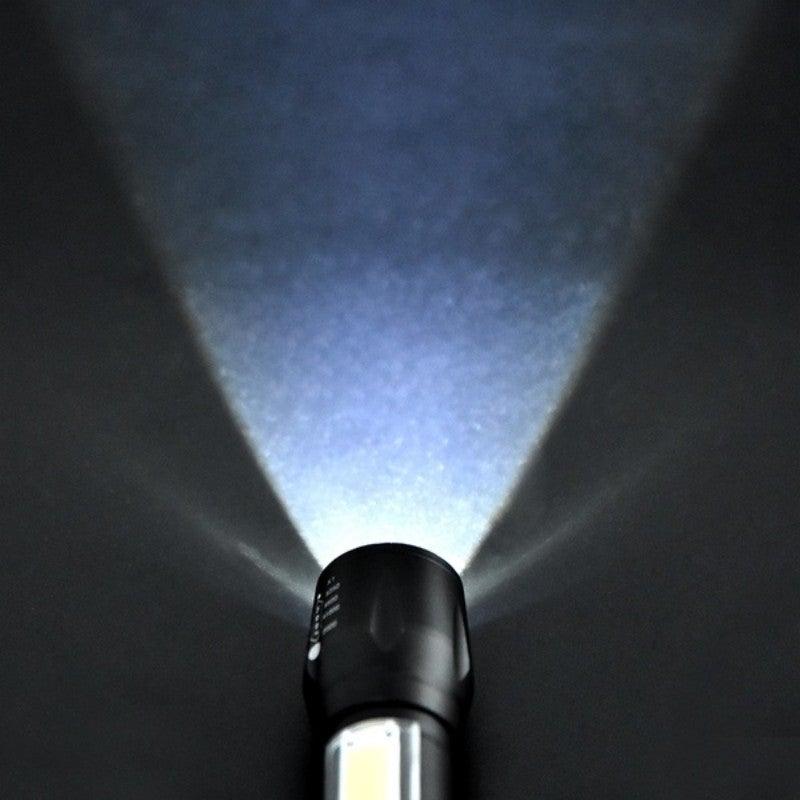 Flashlights Rechargeable USB Portable Super Bright Waterproof Zoomable Portable  LED Focus Flashlight Mini Torch Tactical Flash Light Torch Light  Camping Hiking