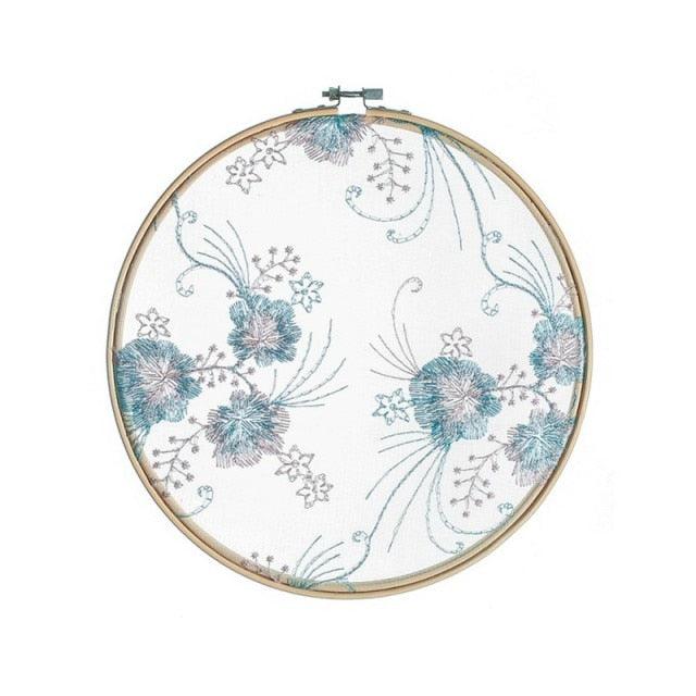 Flat Round Net Embroider Display Stand Net Yarn Wedding Ornaments Wall Hanging Decors Hot Decor for Living Room or Bedroom Unique Wall Art