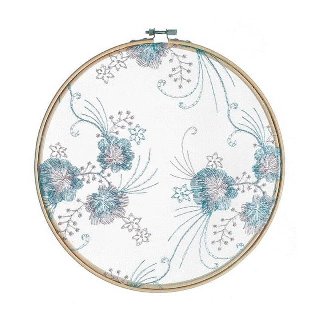 Flat Round Net Embroider Display Stand Net Yarn Wedding Ornaments Wall Hanging Decors Hot Decor for Living Room or Bedroom Unique Wall Art