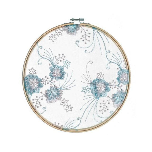 Flat Round Net Embroider Display Stand Net Yarn Wedding Ornaments Wall Hanging Decors Hot Decor for Living Room or Bedroom Unique Wall Art