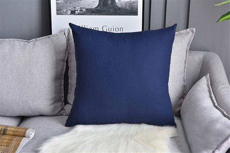Floral Embroidered Throw Pillow Covers Cotton Pillowcase Sofa Couch For Home Decor Embroidery Throw Pillow Covers Square Cushion Case Modern Cushion Cover Square Pillowcase Decoration for Sofa Bed Chair Car 50x50cm