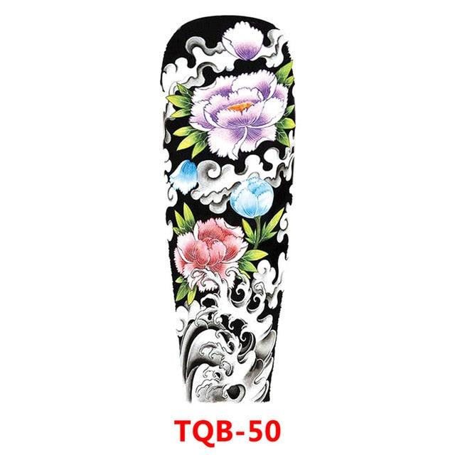 Full Arm Large Size Sleeve Temporary Sticker Dragon Tattoo Waterproof Body Art Realistic 3D Design For Mens