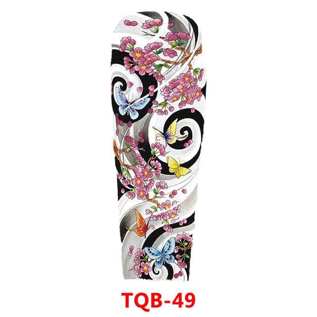 Full Arm Large Size Sleeve Temporary Sticker Dragon Tattoo Waterproof Body Art Realistic 3D Design For Mens