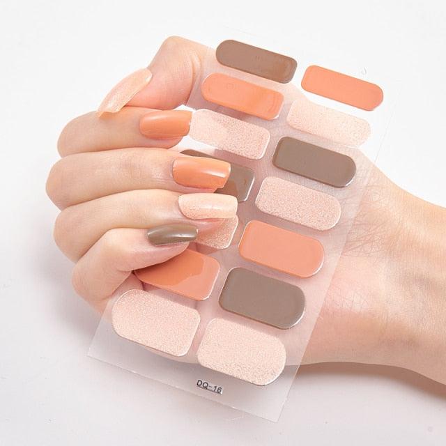 Full Cover Nail Stickers Designer Nail Decals Fashion Five Sorts of Nail Stickers  Nail Sticker set Nail Decoration Nail Strips 3D Nail Art Stickers Decal Slider Template Diy Nail Tool Decorations Nail Art Design Self Adhesive Luxury Designer Nail Sticker