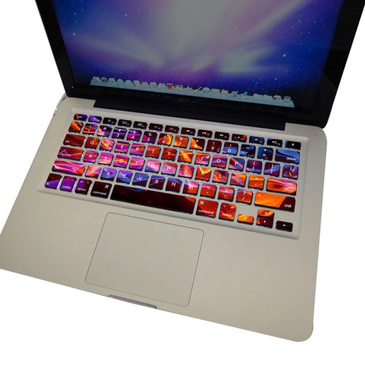 Galaxy Color Planet Keyboard Sticker Cover Perfect Fit Silicone Skin Keyboard Covers For Laptops Gaming Laptop Keyboard Skin Protector For Gaming Lovers