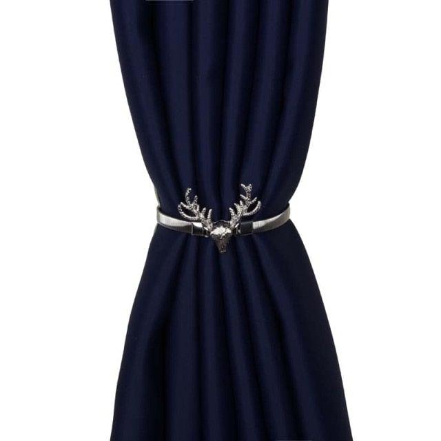 Golden Silver Curtain Clip Curtains Holders Feather Shape Tieback Buckle Clips Curtain Accessories Home Decor Modern Simple Style Curtain Tie Backs Decorative with Spring Curtain Strap Metal Plating Decorative Accessories 30cm