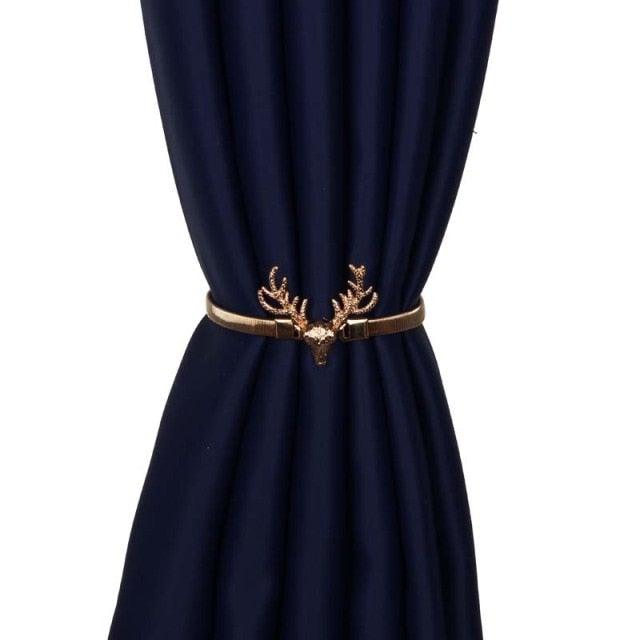 Golden Silver Curtain Clip Curtains Holders Feather Shape Tieback Buckle Clips Curtain Accessories Home Decor Modern Simple Style Curtain Tie Backs Decorative with Spring Curtain Strap Metal Plating Decorative Accessories 30cm