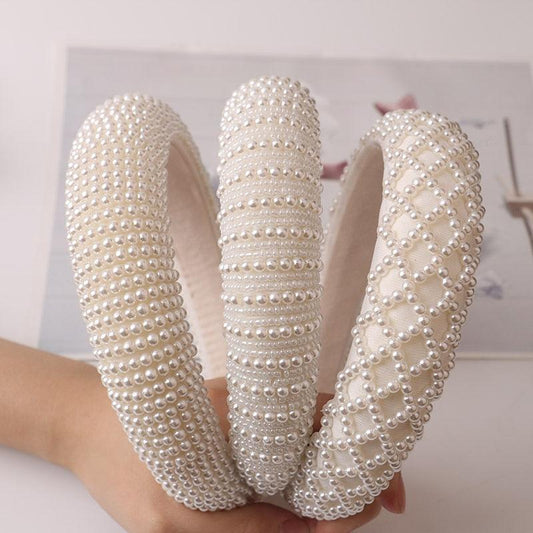 Hair Hoop women hairbands Sweet Headbands for Women Beaded Pearl Headbands Hair Accessories Gorgeous Hair Accessories For Women