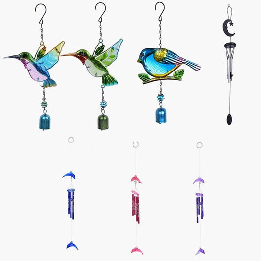 Handmade Bird Wind Chime For Wall Window Door Wind Bell Hanging Ornaments Vintage Handmade Bird Wind Chime for Wall Window Door Wind Bell Hanging Ornaments Vintage  Home Decoration Crafts